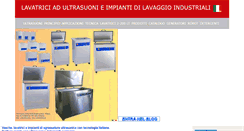 Desktop Screenshot of lavatrici-industriali.net