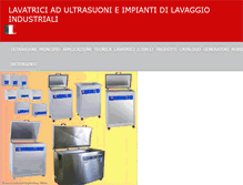 Tablet Screenshot of lavatrici-industriali.net